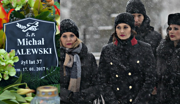 Pogrzeb Michała w serialu "Przyjaciółki"