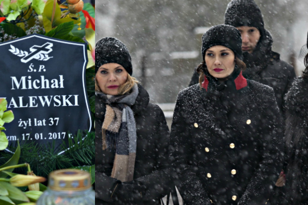 Pogrzeb Michała w serialu "Przyjaciółki"