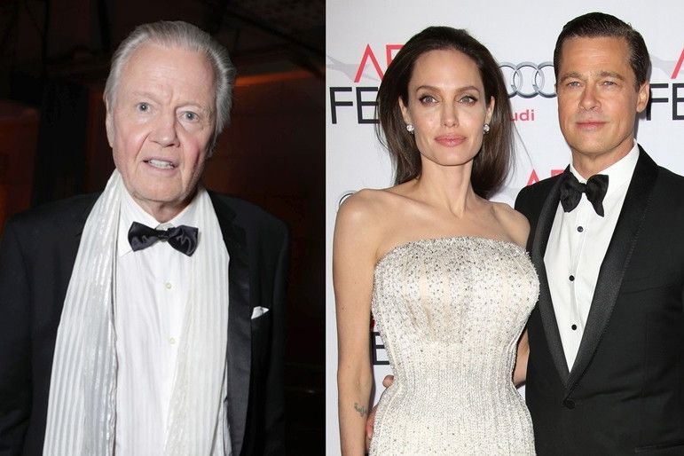 Jon Voight, Angelina Jolie, Brad Pitt