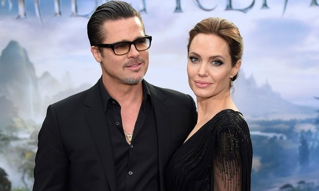 Angelina Jolie i Brad Pitt na premierze filmu Czarownica