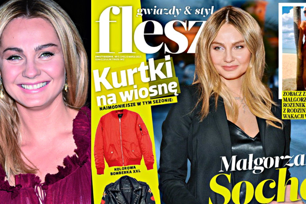 Małgorzata Socha we "Fleszu"