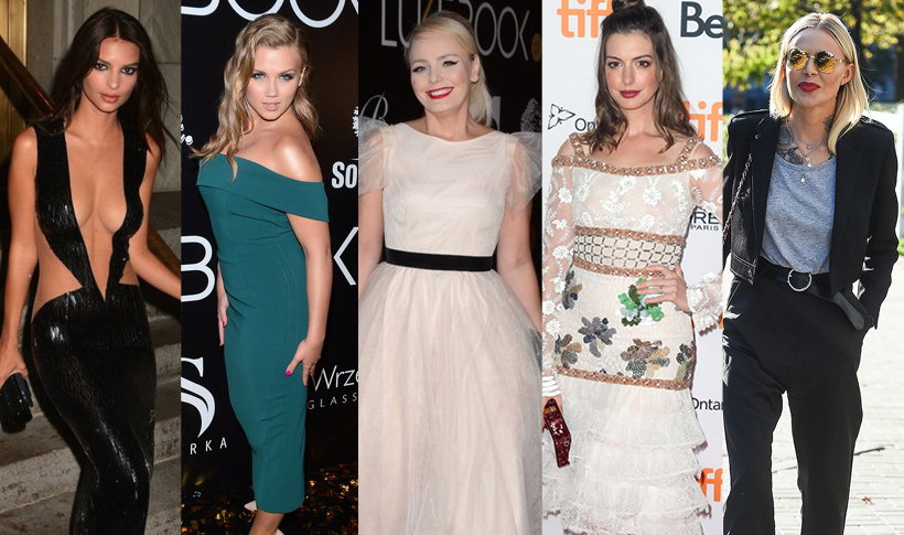 Emily Ratajkowski, Agnieszka Kaczorowska, Agnieszka JAstrzębska, Anne Hathaway, Maja Sablewska