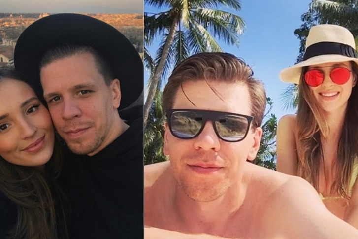 Wojtek Szczęsny i Marina Łuczenko na wakacjach w Las Vegas. Szczęsny bez koszulki