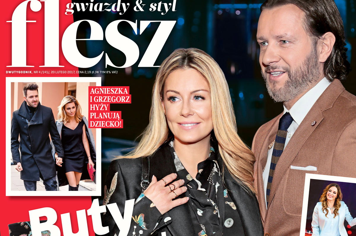 Małgorzata Rozenek i Radek Majdan na okładce Flesza
