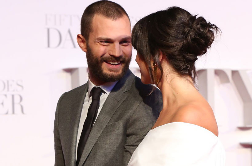 Jamie Dornan pokazał żonę Amelię