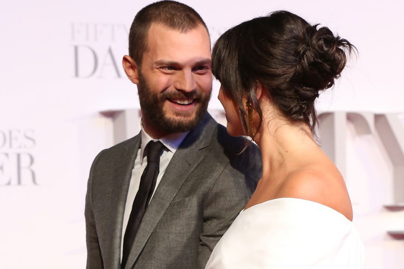 Jamie Dornan pokazał żonę Amelię