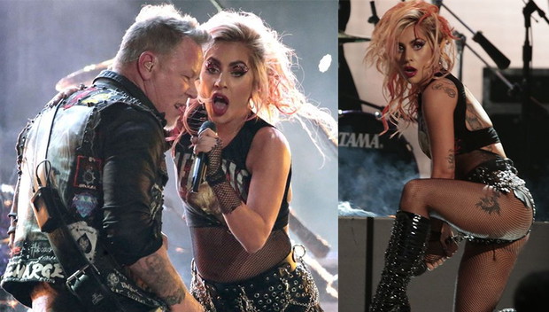 Lady Gaga uratowała występ z zespołem Metallica