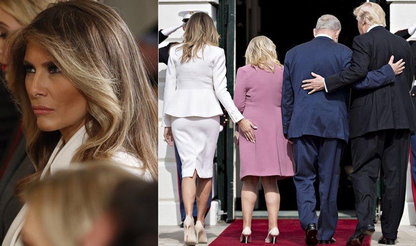 Melania Trump zaliczyła wpadkę podczas wizyty premiera Izraela