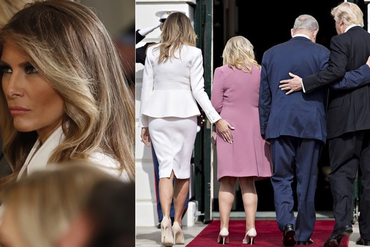 Melania Trump zaliczyła wpadkę podczas wizyty premiera Izraela