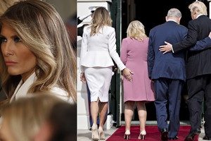 Melania Trump zaliczyła wpadkę podczas wizyty premiera Izraela