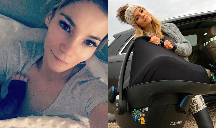 Maja Bohosiewicz z synem