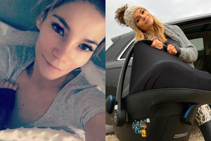 Maja Bohosiewicz z synem