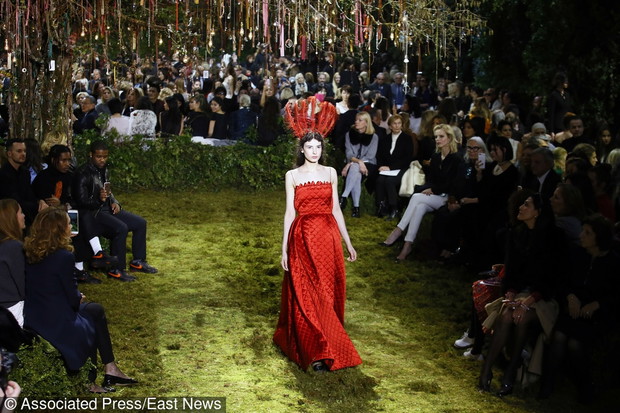 Pokaz Dior couture na lato 2017