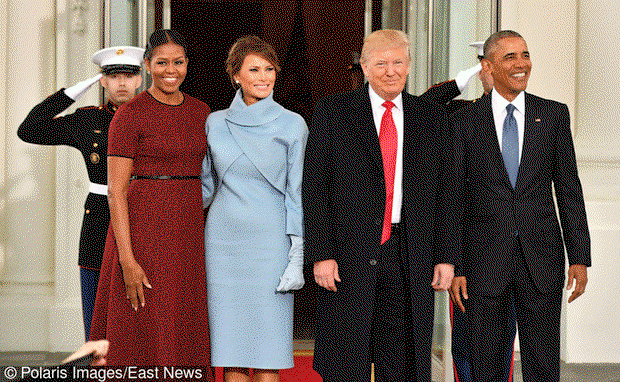 Barack Obama i Michelle Obama, Donald Trump i Melania Trump