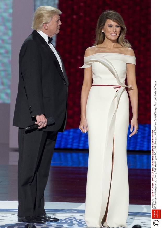 Prezydent Trump z rodzin? na balu Liberty