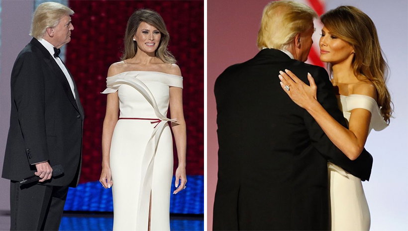 Kto zaprojektował suknię Melanii Trump?