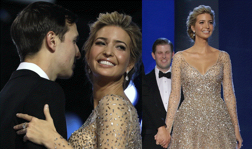 Ivanka Trump na Balu Inauguracyjnym