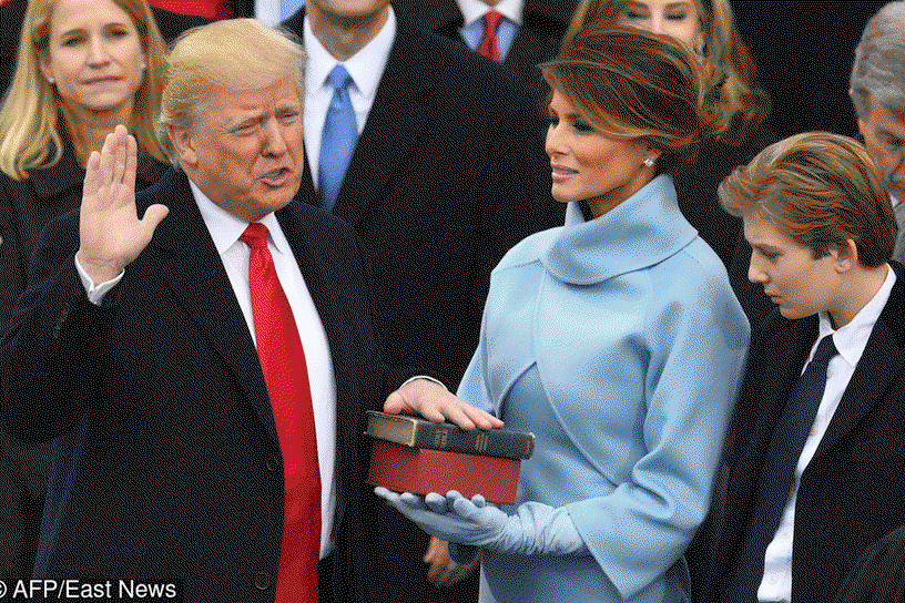 Donald Trump zaprzysiężony na prezydenta USA