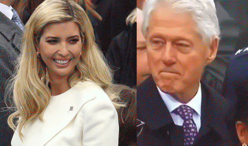 Bill Clinton zapatrzył się na Ivankę Trump