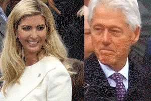 Bill Clinton zapatrzył się na Ivankę Trump