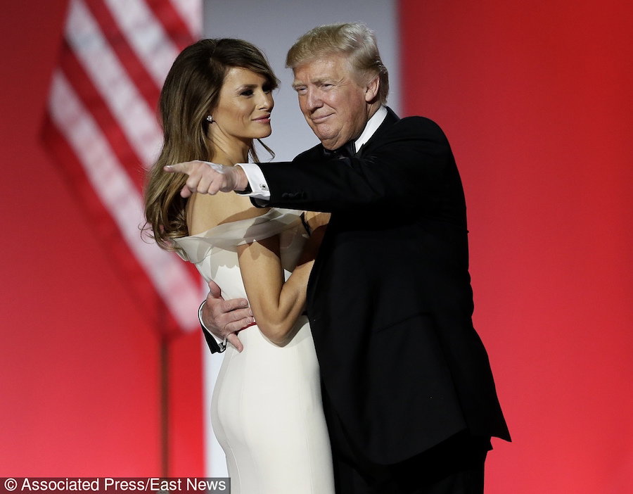 Donald Trump i Melania Trump - pierwszy taniec
