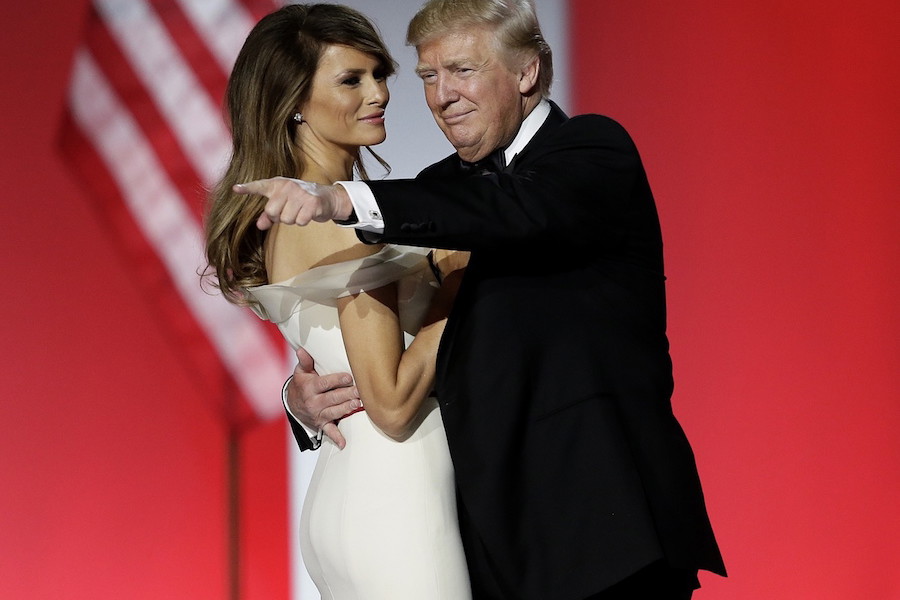 Donald Trump i Melania Trump - pierwszy taniec