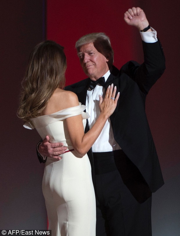 Prezydent Trump z rodzin? na balu Liberty