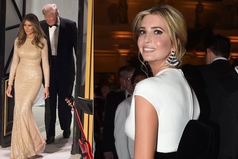 Melania i Ivanka Trump na balu inauguracyjnym