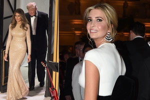 Melania i Ivanka Trump na balu inauguracyjnym