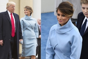 Melania Trump na inauguracji prezydentury Donalda Trumpa
