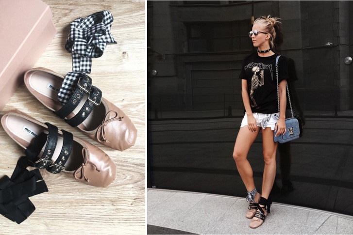 Baleriny Miu Miu 2016, Jessica Mercedes