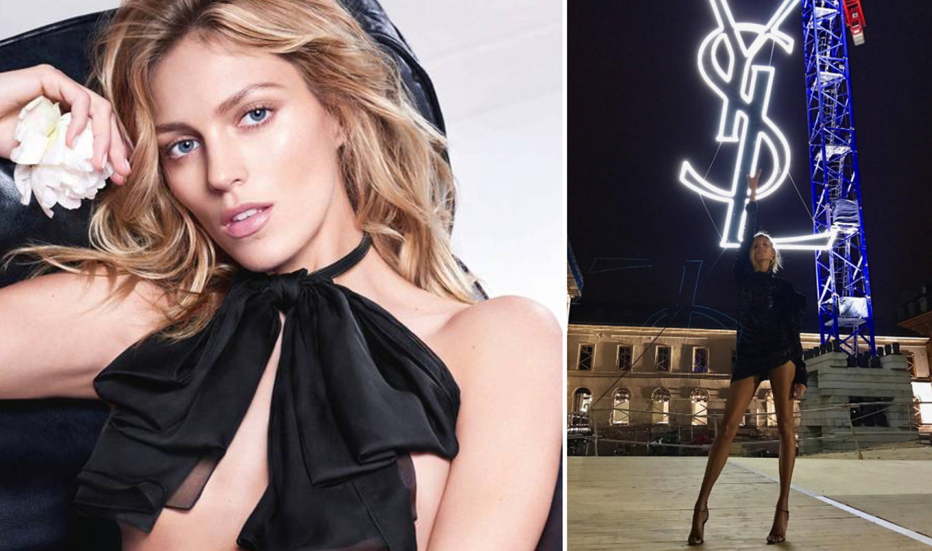 Anja Rubik YSL - krem Yves Saint Laurent Blanc Pur Couture cena