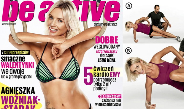 Agnieszka Woźniak-Starak ćwiczy z mężem Chodakowskiej