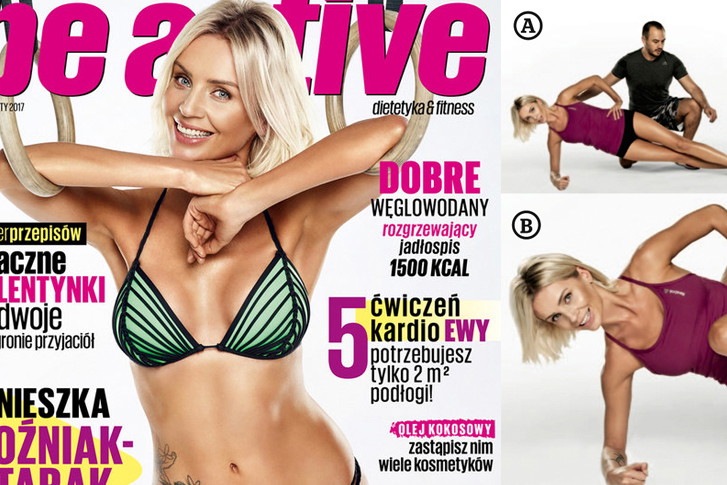 Agnieszka Woźniak-Starak ćwiczy z mężem Chodakowskiej
