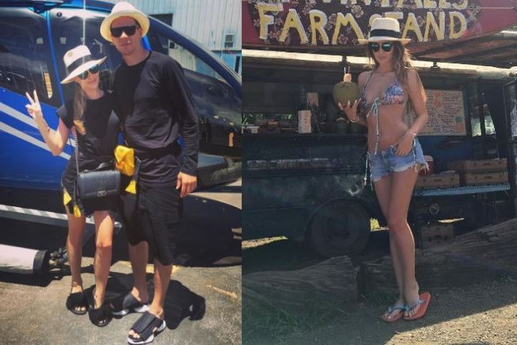 MaRina i Wojtek Szczęsny polecieli do Los Angeles
