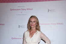 Magdalena Cielecka na pokazie "Zjednoczone Stany Miłości"