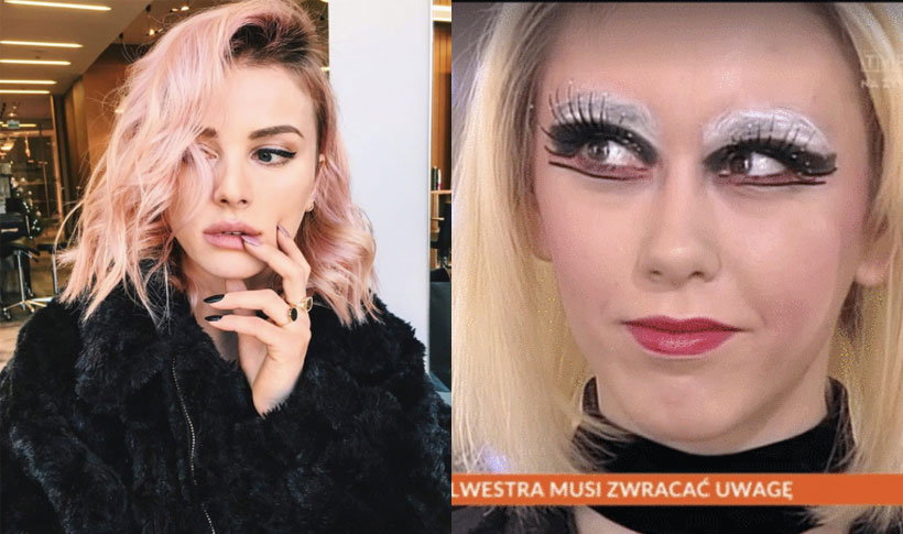 Maffashion w strasznym makijażu