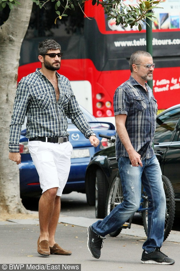 George Michael z ch?opakiem