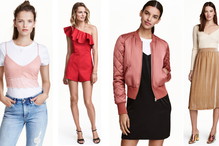 Wyprzedaż w H&M zima 2016 - przeceny do 100 zł: biustonosz, kombinezon, spódnica aksamit, bomber kurtka