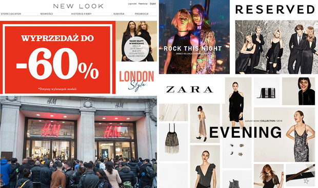 Wyprzedaż zima 2016: Zara, H&M, Reserved, Mohito, Bershka, H&M Home, Zara Home, New Look