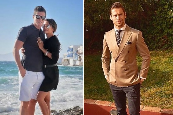 Robert Lewandowski, Anna Lewandowska, Grzegorz Krychowiak
