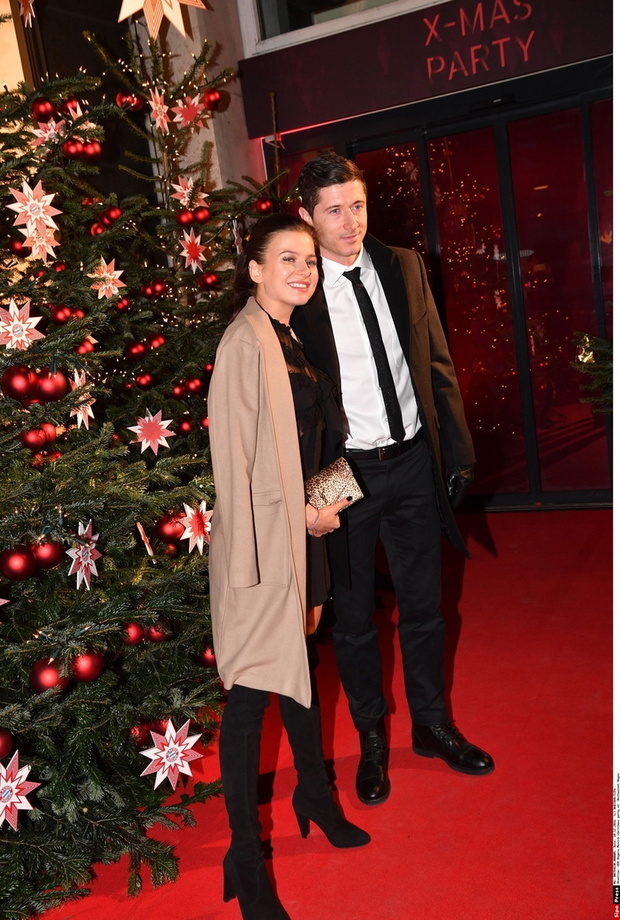 Lewandowscy na imprezie Bayernu