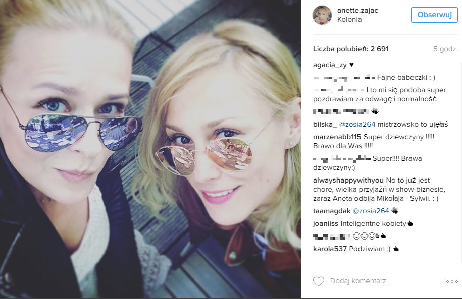 Aneta Zając i Sylwia Juszczak na jednym zdjęciu