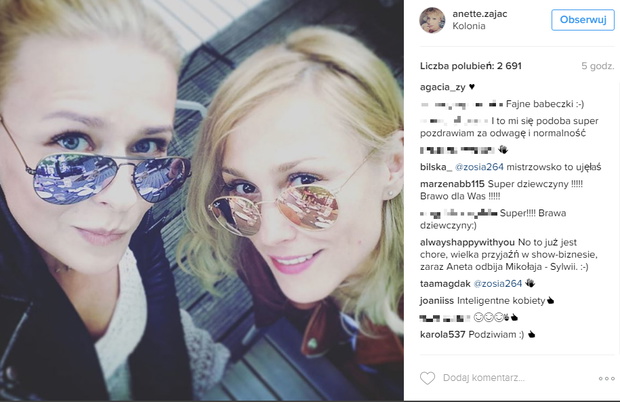 Aneta Zając i Sylwia Juszczak na jednym zdjęciu