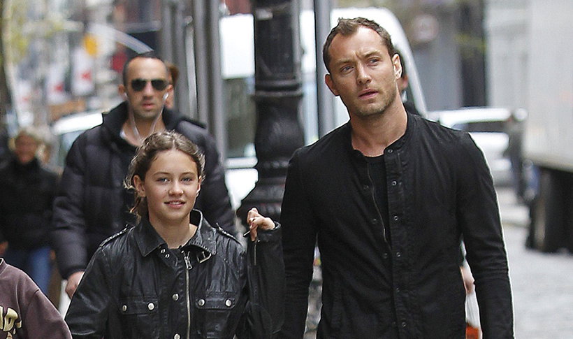 Jude Law z córką Iris Law