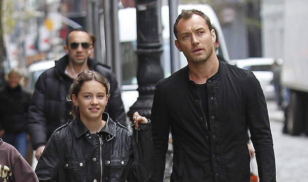 Jude Law z córką Iris Law