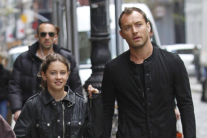 Jude Law z córką Iris Law