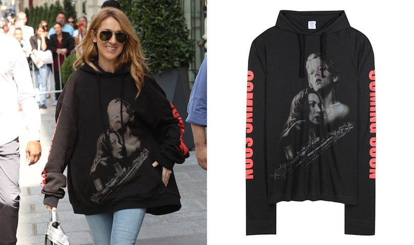 Celine Dion i bluza Vetements