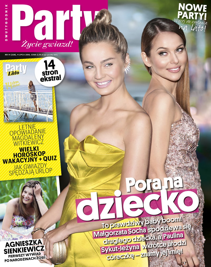 Okładka Party z Małgorzatą Sochą i Pauliną Sykut