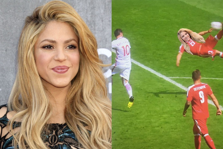 Shakira o golu w meczy Polska Szwajcaria